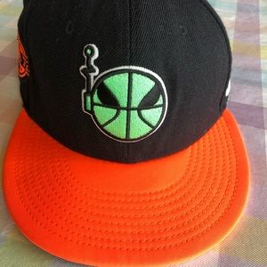 Nike Area 72 Top Secret Snapback Hat Black Orange Green  Alien One Size